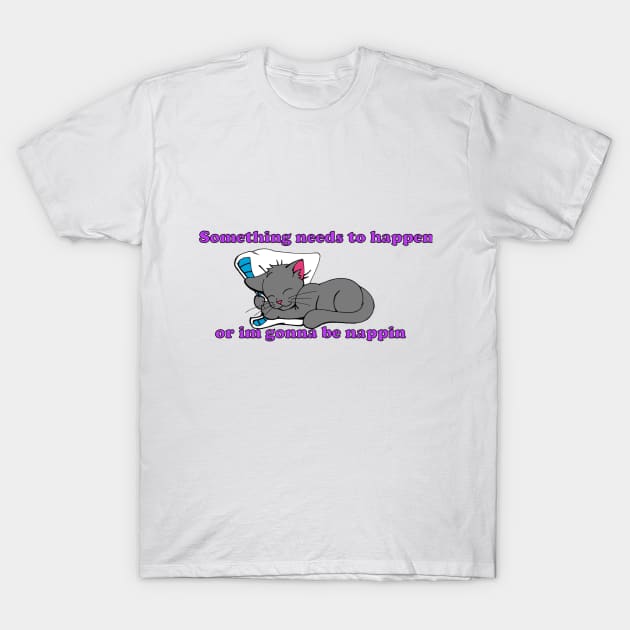 Sleepy Kitty T-Shirt by Ferrell